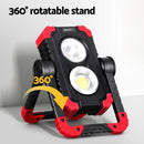 Giantz Work Light Rechargeable Torch USB Cordless LED Lamp 360°Rotation Folding - NuSea