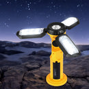 Giantz Work Light Rechargeable USB Cordless LED Lamp 90°Rotation Hook Folding - NuSea