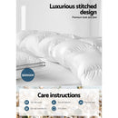 Giselle Bedding 500GSM Duck Down Feather Quilt Queen - NuSea