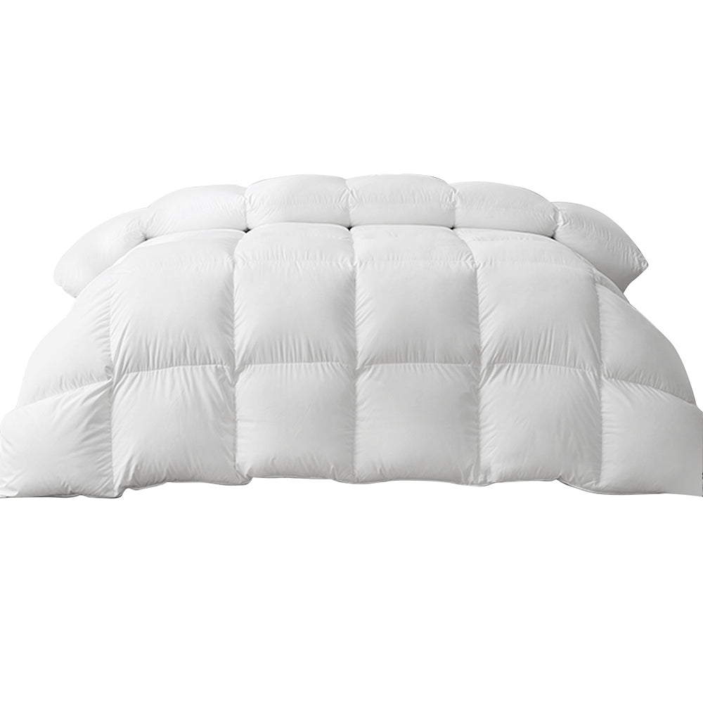Giselle Bedding 500GSM Duck Down Feather Quilt Queen - NuSea