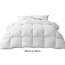 Giselle Bedding 500GSM Duck Down Feather Quilt Queen - NuSea