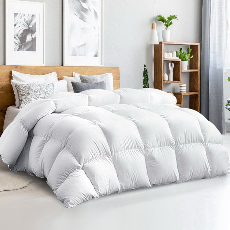 Giselle Bedding 500GSM Goose Down Feather Quilt King - NuSea