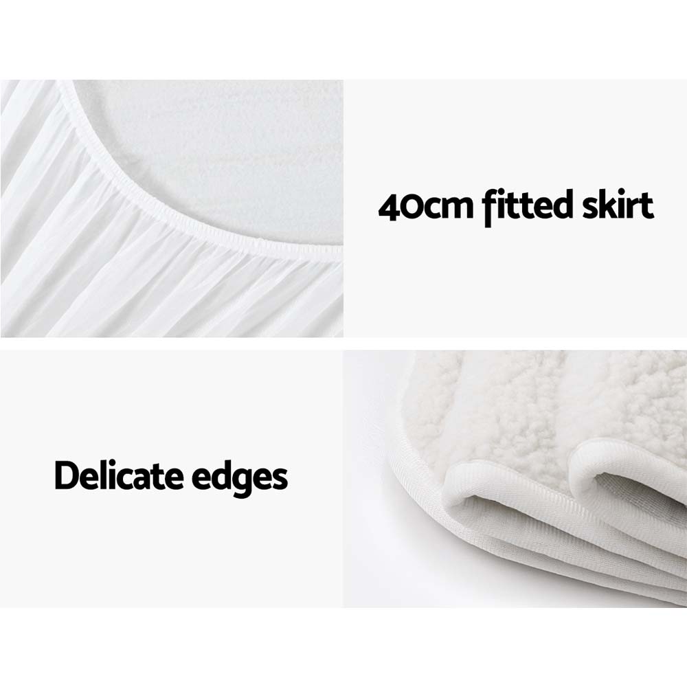 Giselle Bedding Double Size Electric Blanket Fleece - NuSea