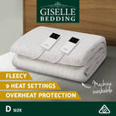 Giselle Bedding Double Size Electric Blanket Fleece - NuSea