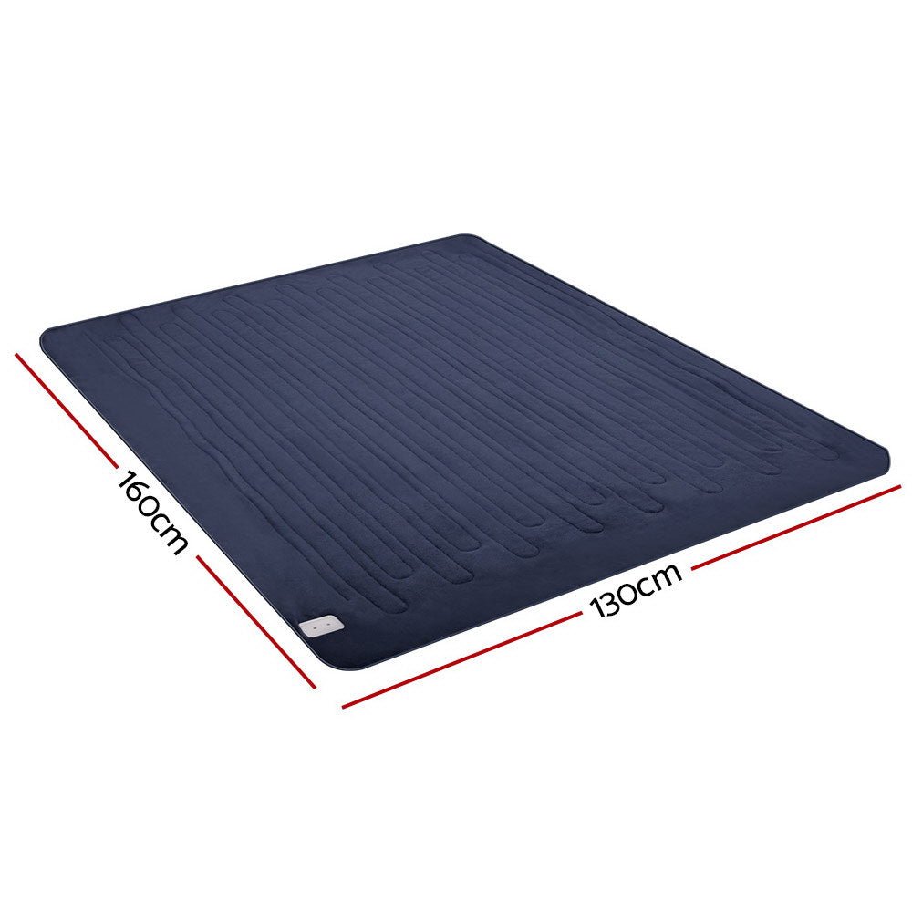 Giselle Bedding Electric Throw Blanket - Navy - NuSea