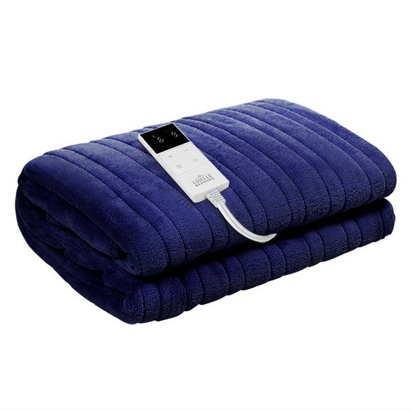Giselle Bedding Electric Throw Blanket - Navy - NuSea