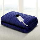 Giselle Bedding Electric Throw Blanket - Navy - NuSea