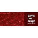 Giselle Bedding Faux Mink Quilt Burgundy Queen - NuSea