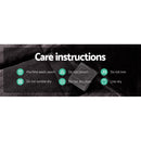 Giselle Bedding Faux Mink Quilt Charcoal Queen - NuSea