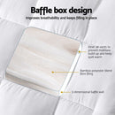 Giselle Bedding Mattress Topper Pillowtop Bamboo Cot - NuSea