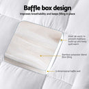 Giselle Bedding Mattress Topper Pillowtop Bamboo Cot - NuSea