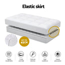 Giselle Bedding Mattress Topper Pillowtop Bamboo Cot - NuSea