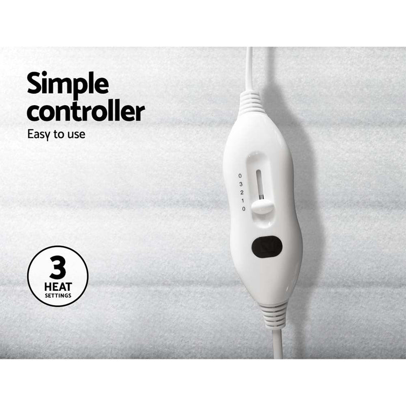 Giselle Bedding Queen Size Electric Blanket Polyester - NuSea