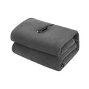 Giselle Electric Heated Blanket Car Throw Rug Grey - NuSea