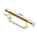 Gold Zinc Kitchen Cabinet Handles Drawer Bar Handle Pull 96mm - NuSea
