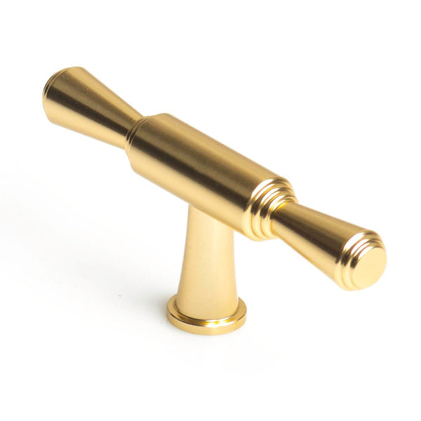 Gold Zinc Kitchen Cabinet Handles Drawer Bar Handle Pull T - NuSea