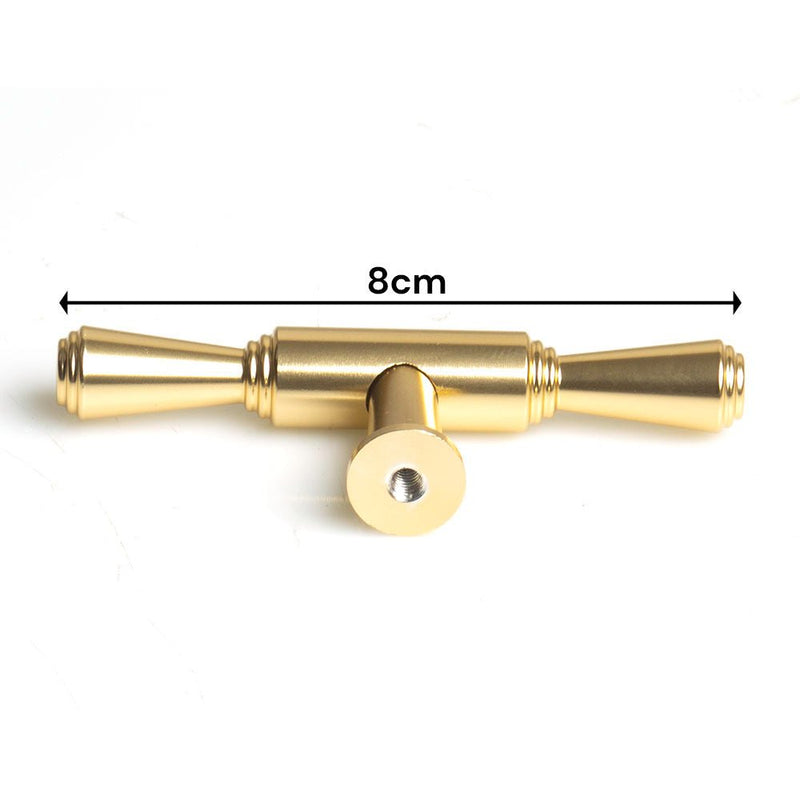 Gold Zinc Kitchen Cabinet Handles Drawer Bar Handle Pull T - NuSea
