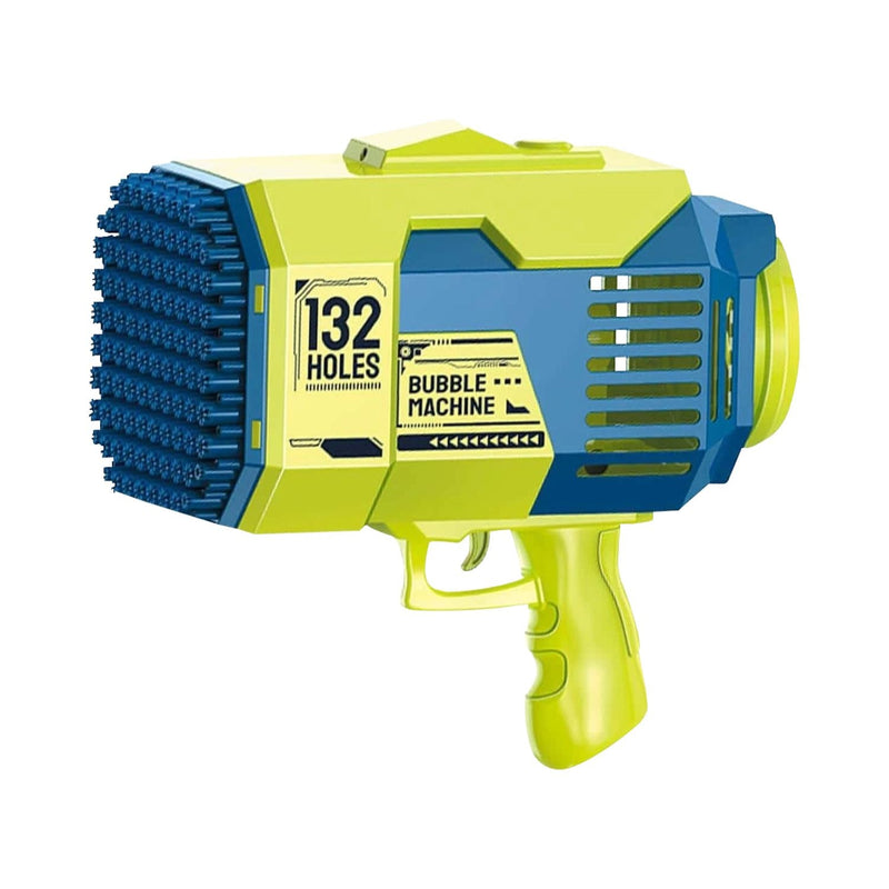 GOMINIMO 132 Holes Bubbles Machine Gun for Kids (Dark Blue and Green) - NuSea