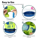 GOMINIMO 132 Holes Bubbles Machine Gun for Kids (Dark Blue and Green) - NuSea