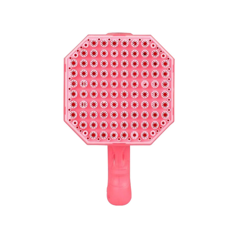 GOMINIMO 132 Holes Rechargeable Bubbles Machine Gun for Kids (Pink) - NuSea