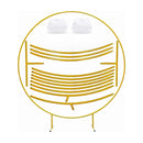 GOMINIMO 1.8 M Round Balloon Arch Kit(Gold) - NuSea