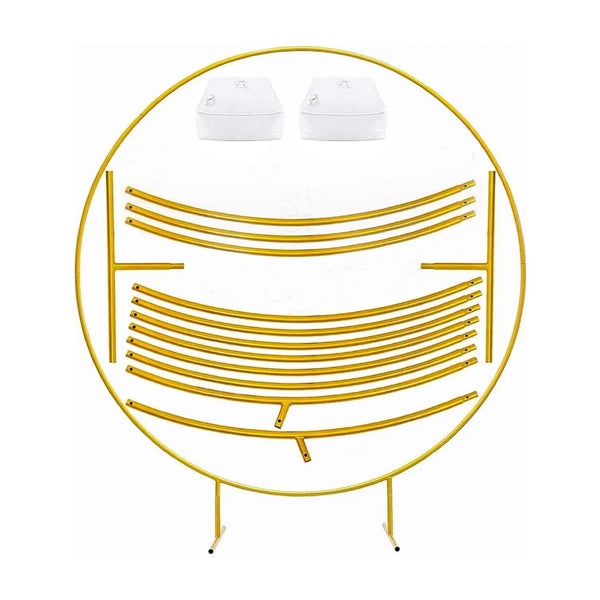 GOMINIMO 1.8 M Round Balloon Arch Kit(Gold) - NuSea