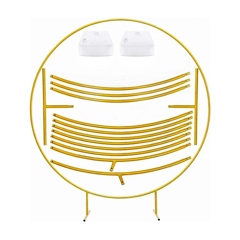 GOMINIMO 1.8 M Round Balloon Arch Kit(Gold) - NuSea