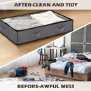 GOMINIMO 2 Pack 100L Large Underbed Clothes Storage Bag Home Organizer Box Bag - NuSea