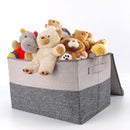 GOMINIMO 2 Pack 29L Foldable Storage Organizers (Gray + Beige) - NuSea