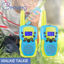 GOMINIMO 2 Pack Walkie Talkies for Kids with 40 Channels & LED Flashlight & LCD Screen (Blue and Green) - NuSea