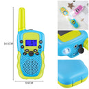 GOMINIMO 2 Pack Walkie Talkies for Kids with 40 Channels & LED Flashlight & LCD Screen (Blue and Green) - NuSea