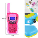 GOMINIMO 2 Pack Walkie Talkies for Kids with 40 Channels & LED Flashlight & LCD Screen (Pink) - NuSea
