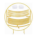 GOMINIMO 2.2 M Round Balloon Arch Kit(Gold) - NuSea