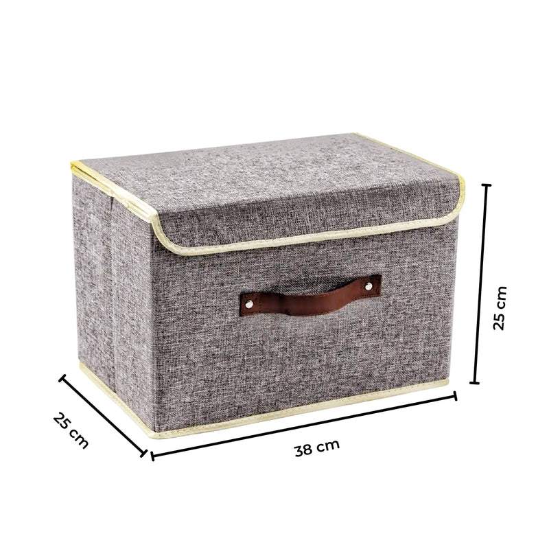 GOMINIMO 3 Pack 24L Foldable Storage Organizers (Gray) - NuSea