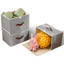 GOMINIMO 3 Pack 24L Foldable Storage Organizers (Gray) - NuSea