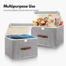 GOMINIMO 3 Pack 24L Foldable Storage Organizers (Gray) - NuSea