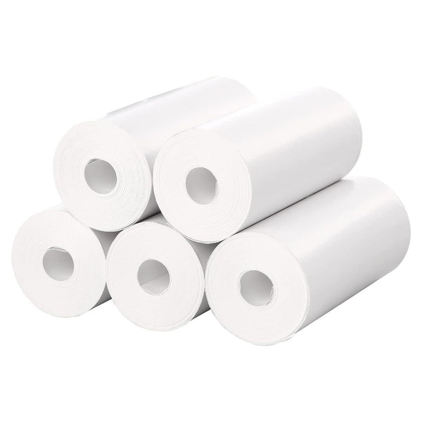 GOMINIMO 5 Rolls for Kids Instant Print Camera Refill Print Paper (White) - NuSea