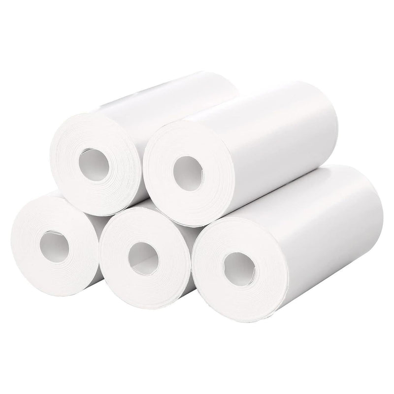 GOMINIMO 5 Rolls for Kids Instant Print Camera Refill Print Paper (White) - NuSea