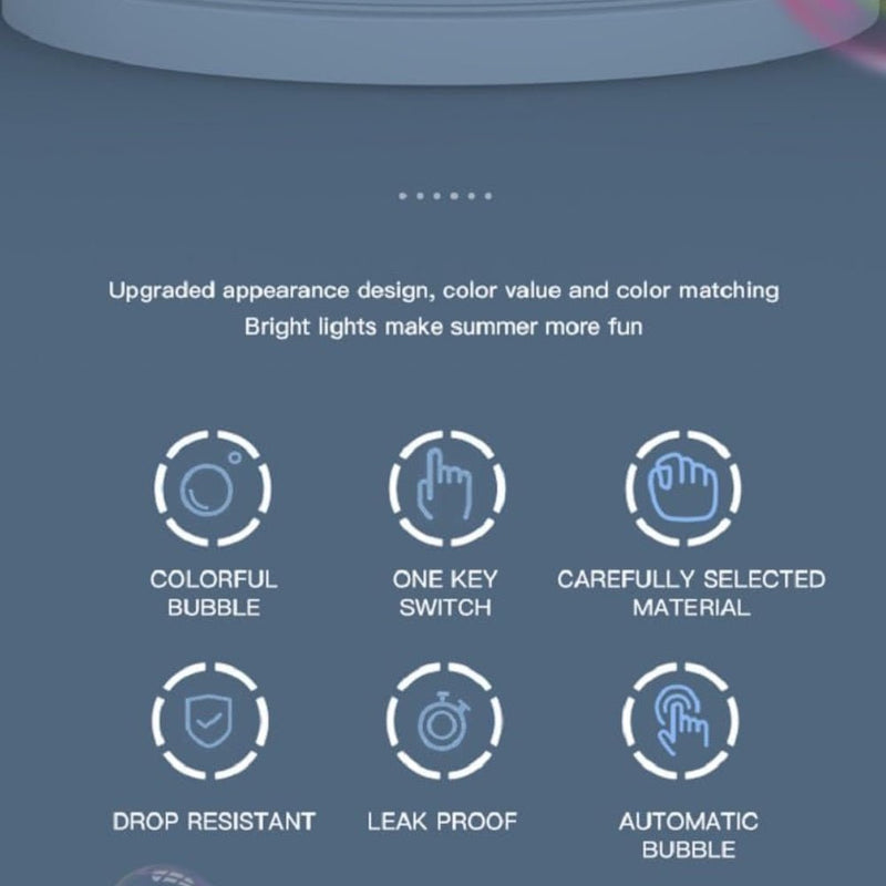 GOMINIMO 73 Holes Rechargeable Bubbles Machine Gun for Kids (Pink and White) - NuSea