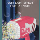 GOMINIMO 73 Holes Rechargeable Bubbles Machine Gun for Kids (Pink and White) - NuSea