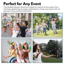 GOMINIMO Automatic Bubble Blower Machine for Kids (White) - NuSea