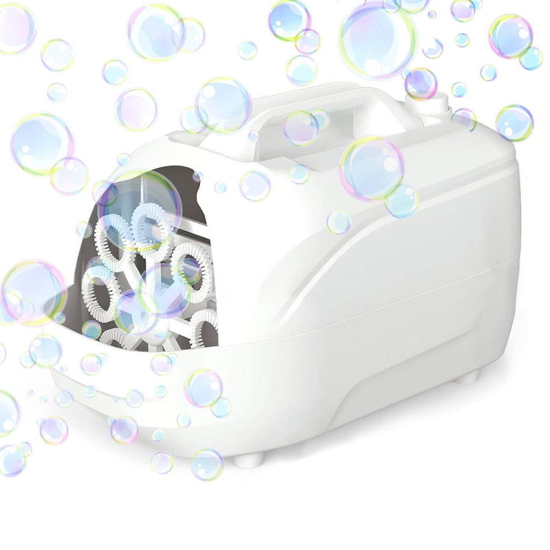 GOMINIMO Automatic Bubble Blower Machine for Kids (White) - NuSea