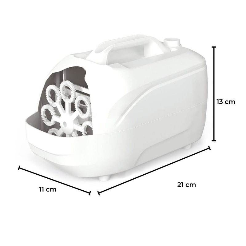 GOMINIMO Automatic Bubble Blower Machine for Kids (White) - NuSea
