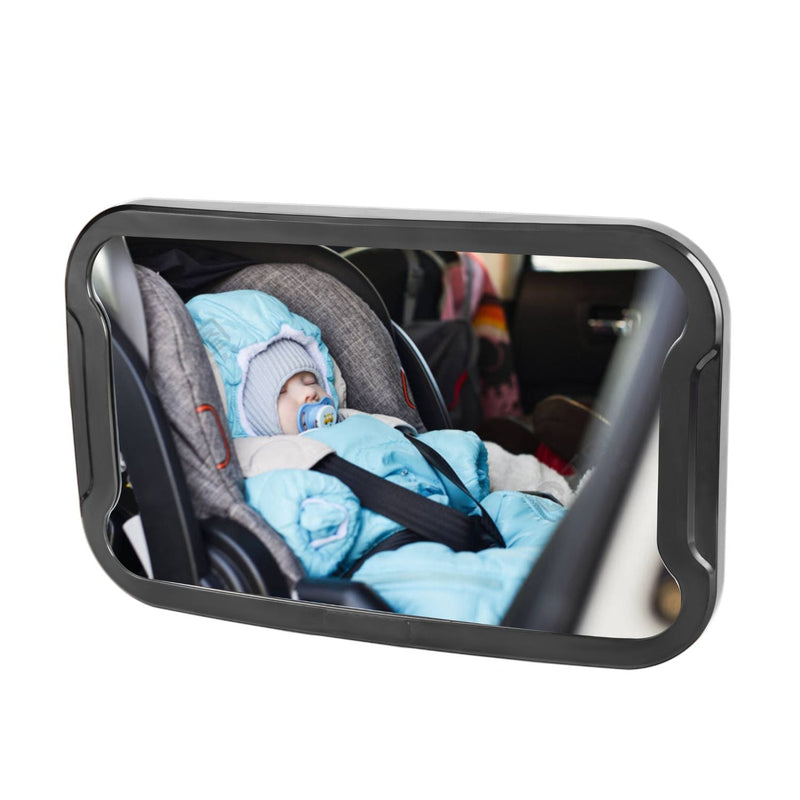 GOMINIMO Baby Infant Back View Facing Car Safety Mirror for Back Seat Black - NuSea