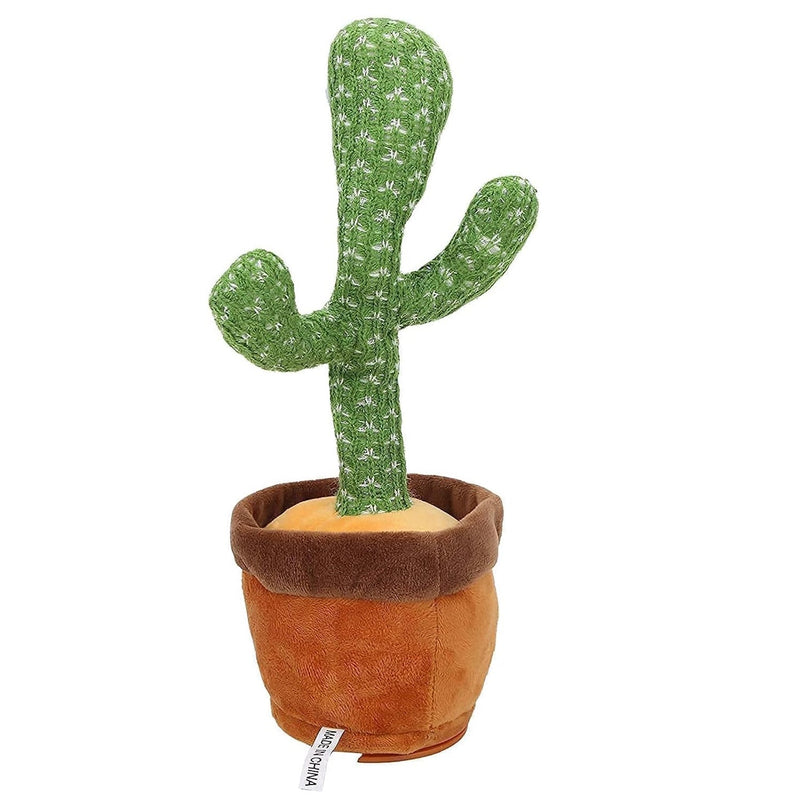 Gominimo Dancing Cactus Plush Toy Electronic Shake with Battery Operated Green - NuSea