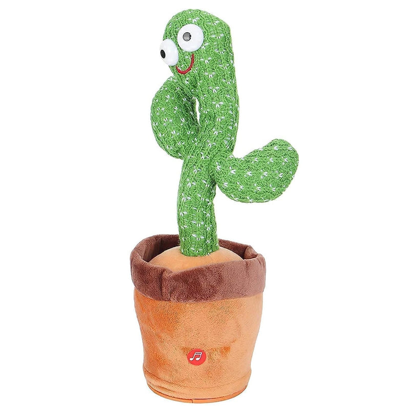 Gominimo Dancing Cactus Plush Toy Electronic Shake with Battery Operated Green - NuSea