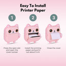 GOMINIMO Instant Print Camera for Kids with Print Paper and 32GB TF Card (Cat) - NuSea