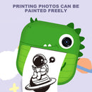 GOMINIMO Instant Print Camera for Kids with Print Paper and 32GB TF Card (Dinasour) - NuSea