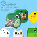 GOMINIMO Instant Print Camera for Kids with Print Paper and 32GB TF Card (Dinasour) - NuSea