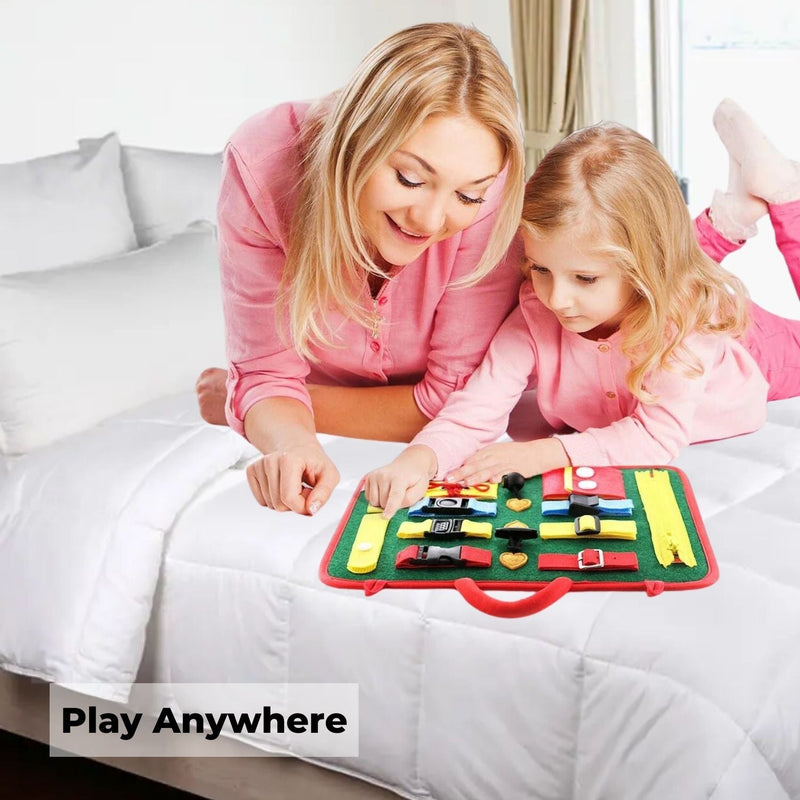 GOMINIMO Kids Busy Board Learning Toys (Pink) - NuSea